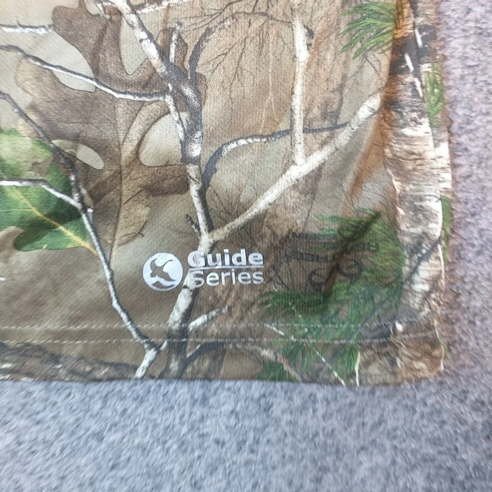 Gander Mountain Guide Series Mens Camo Polo Shirt Realtree Xtra Green Medium
